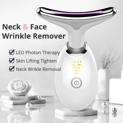 EMS neck massager

neck lifting massager

thermal neck tightening device

microcurrent neck massager

wrinkle remover massager